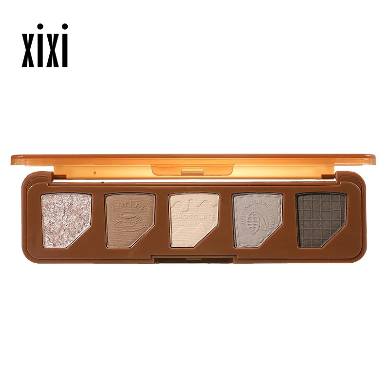 Xixi kakao gładkie grube mleko cień do powiek zaawansowane oddawanie barw bez wypadania kolor ziemisty serii codziennie