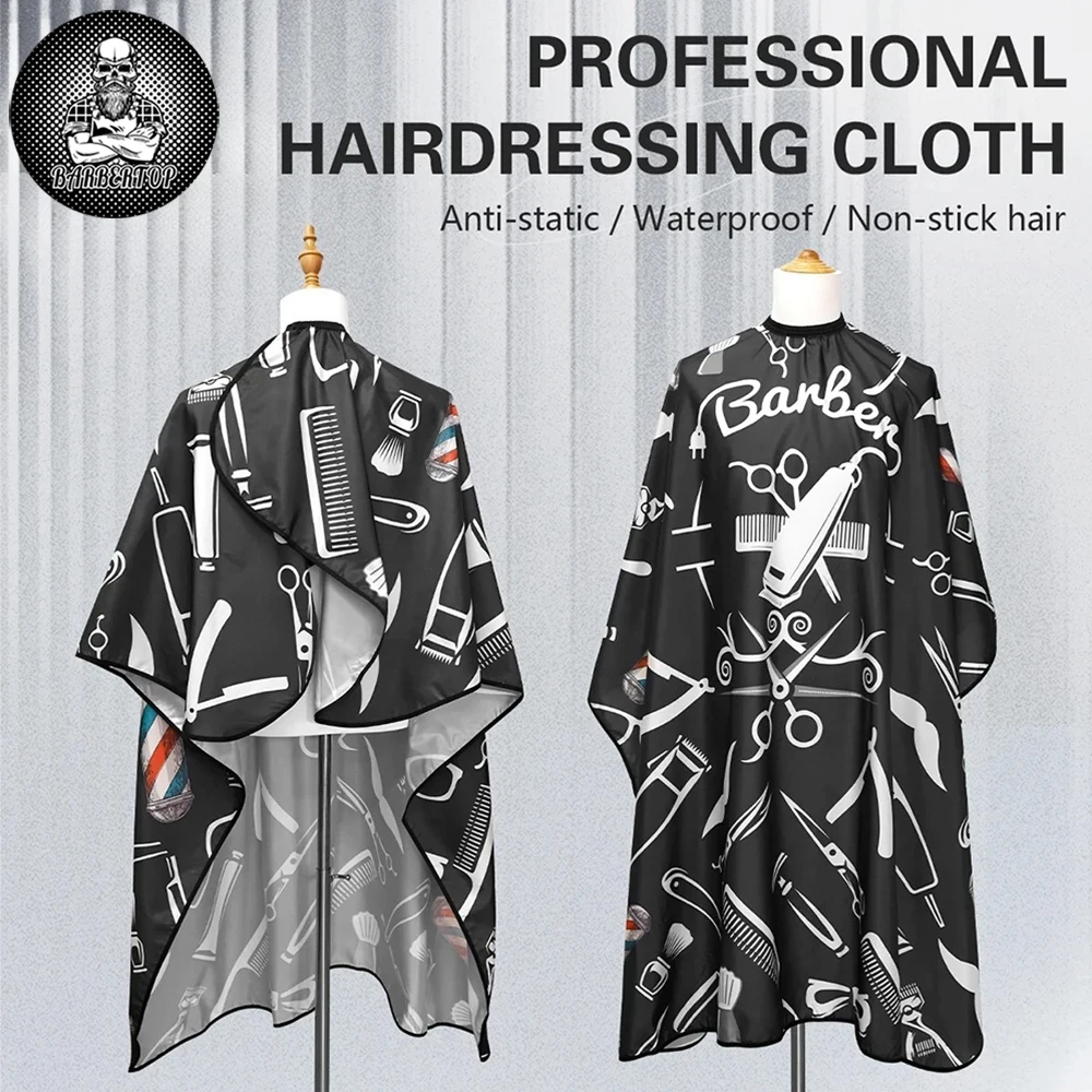 Professional Hairdressing Apron Antistatic Haircut Cape Hairdresser Dye Hair Cutting Shawl Barbe Styling Tools Accessory