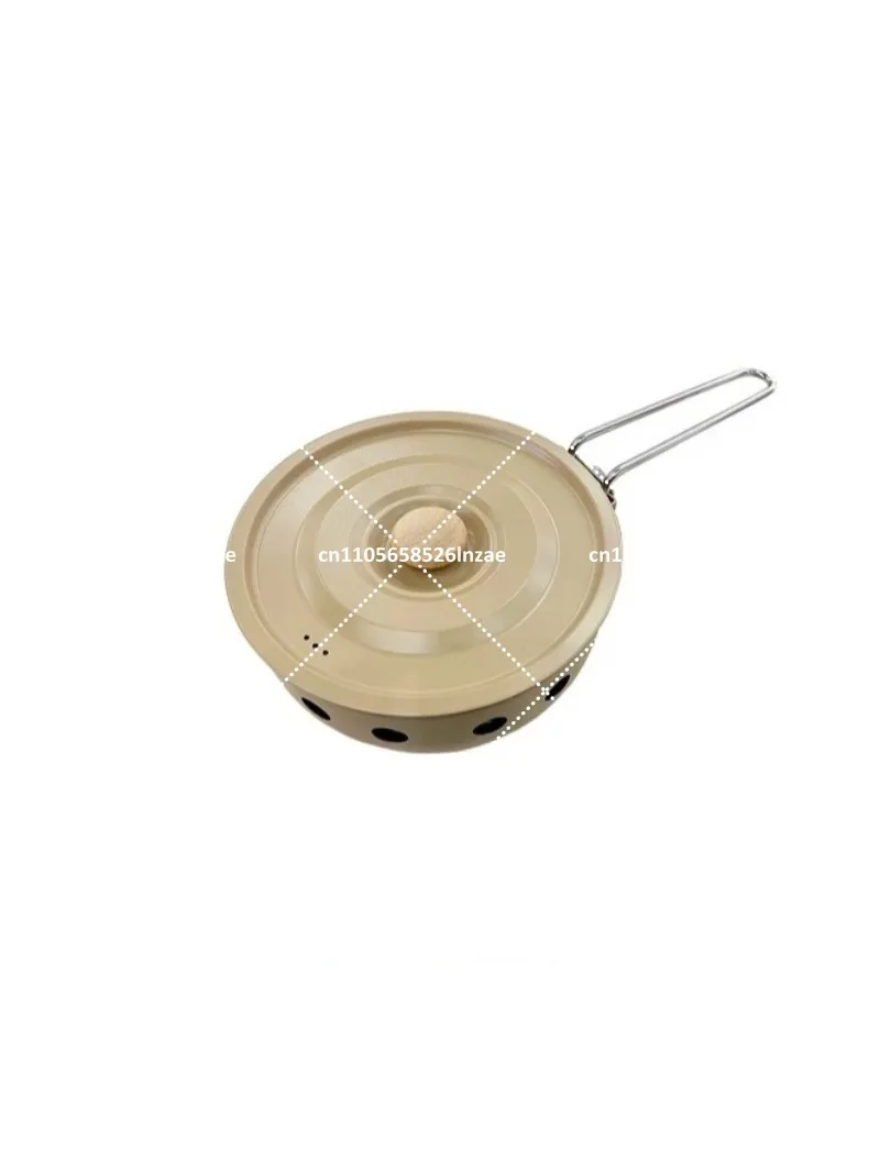 Portable Butane Camping Stove with Pot, Outdoor Cookware Set for Picnic Hiking Fishing Gear