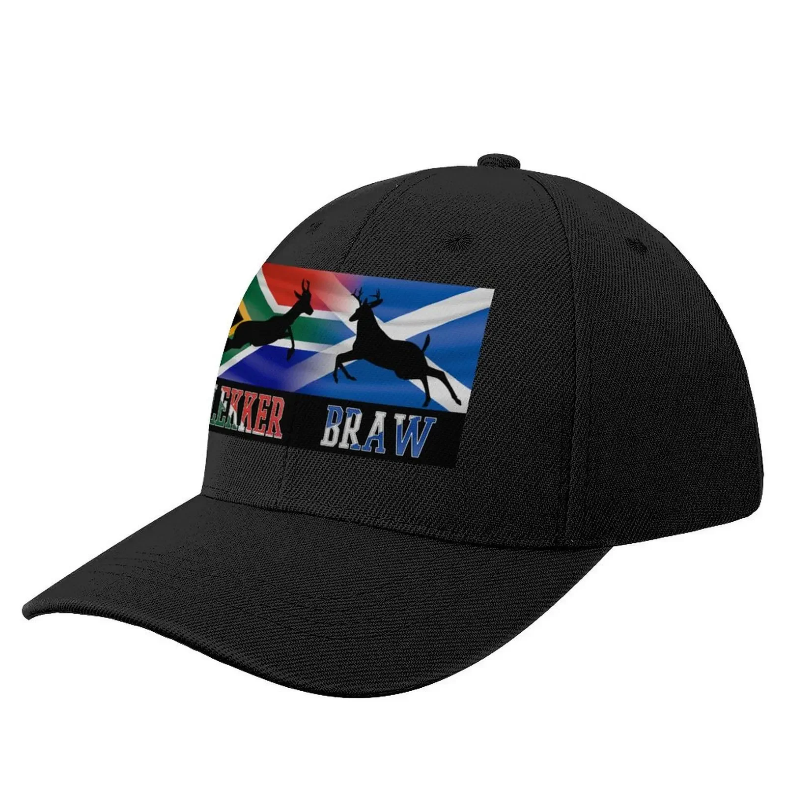 South Africa Scotland deer Lekker Braw (CLEAN) Baseball Cap Sun Cap Wild Ball Hat Designer Man Women's