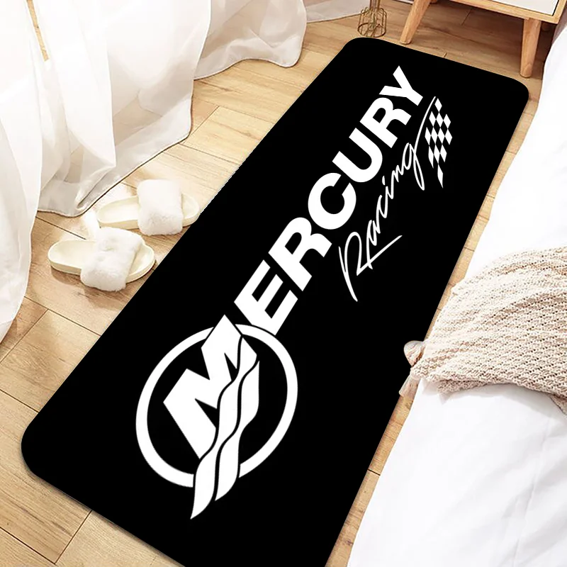 Mercury Racing-felpudo antideslizante para puerta de entrada, alfombra lavable para cocina, sala de estar, pasillo, Baño