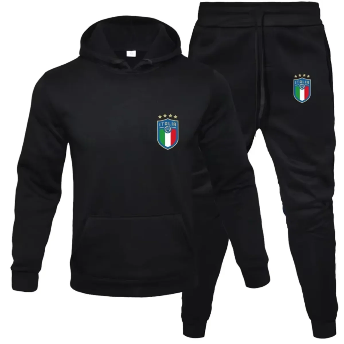 Men's 2026 Spring Hooded Sweater + Pants Set Men's Women's Hooded Sweater Sports Set Sports Pants Men's