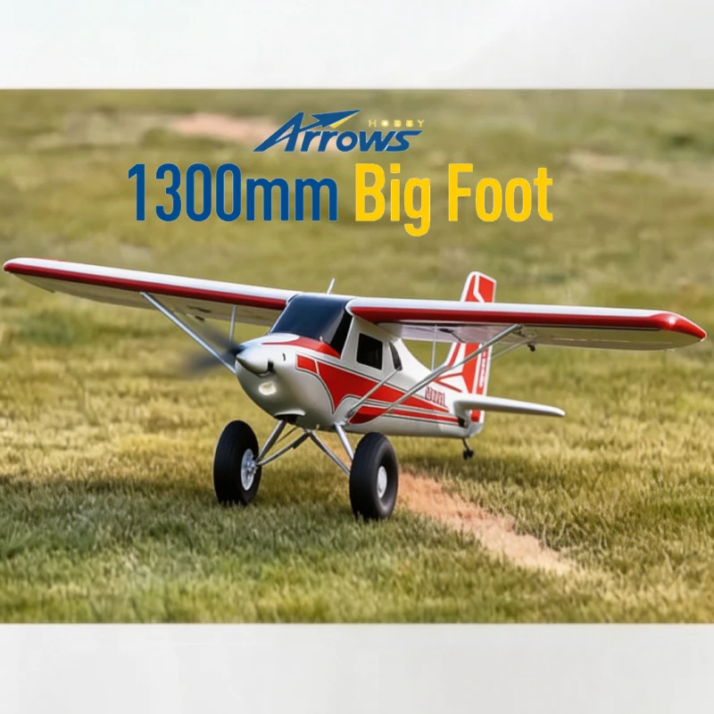 

Blue Arrows 1300mm Big foot Bigfoot Trainer RTF PNP RC Airplane Model Remote Control Electric Aircraft,Navigation, Hobby