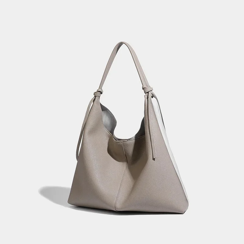 

Вместительная универсальная повседневная женская сумка через плечо 2024, модная простая Высококачественная сумка через плечо для подмышек