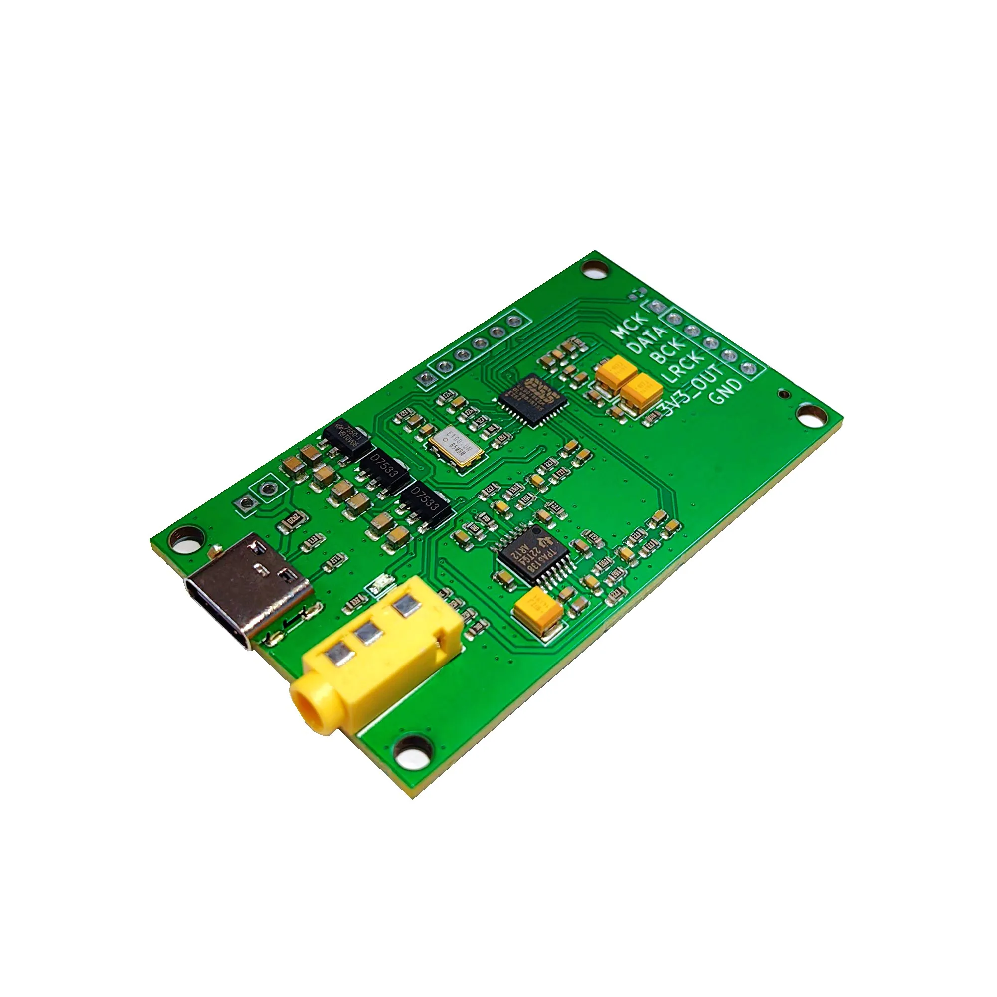 ES9018K2M I2S DSD digital audio input DAC decoding board, development board demo demonstration module