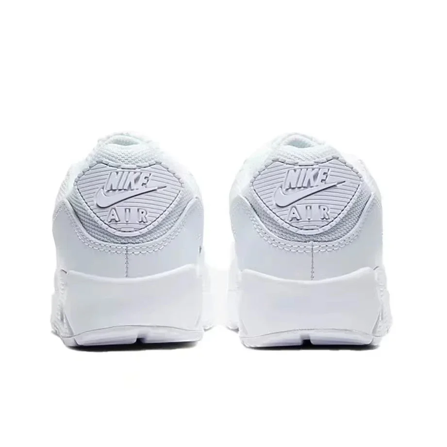 Nike Air Max 90 Recraft Triple White CN8490-100 Comfort Low-top Casual Running Shoes For Men