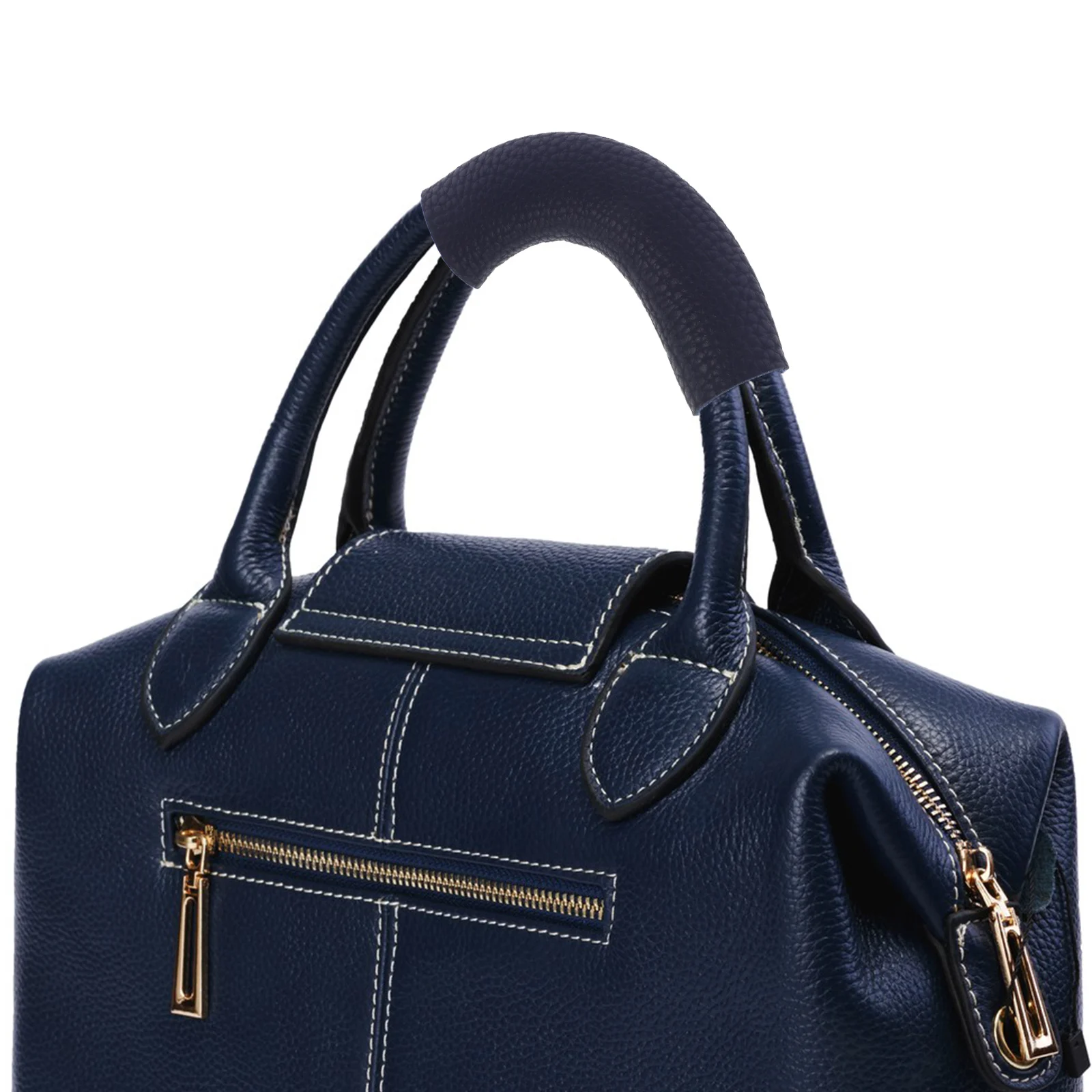 

2pcs Pu Bag Handle Wrap Handbag Handle Sleeves Covers For Diy Wallets Purses Tote Bags Decoration Accessories Durable