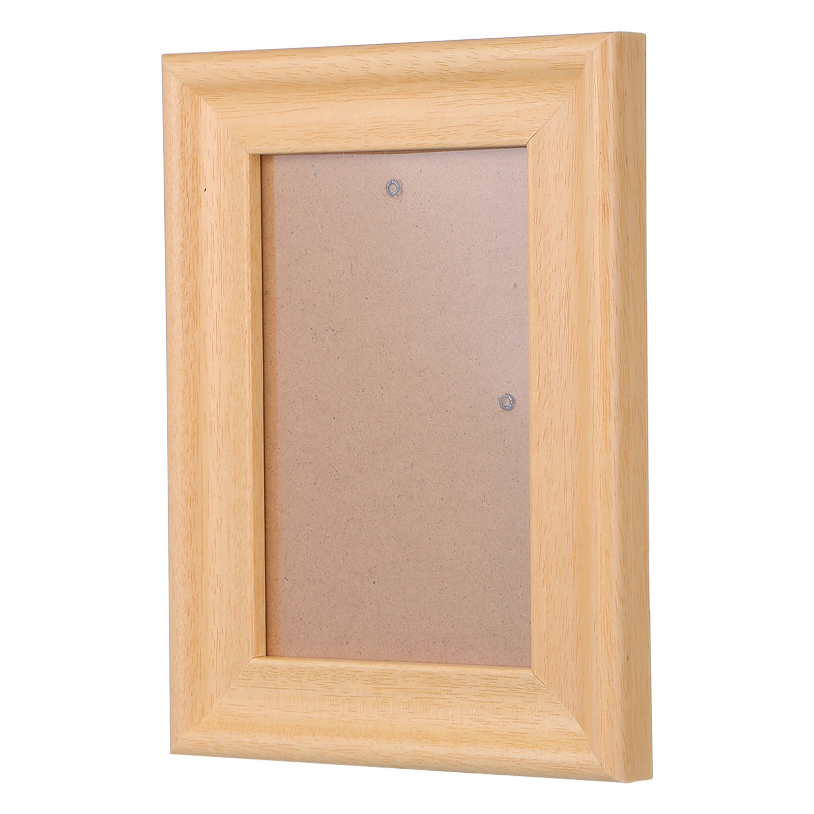 

Solid Wood Photo Frame Table Decor Unique Vintage Display Rustic Frames Desktop Wall Home Office Sturdy Base Easy