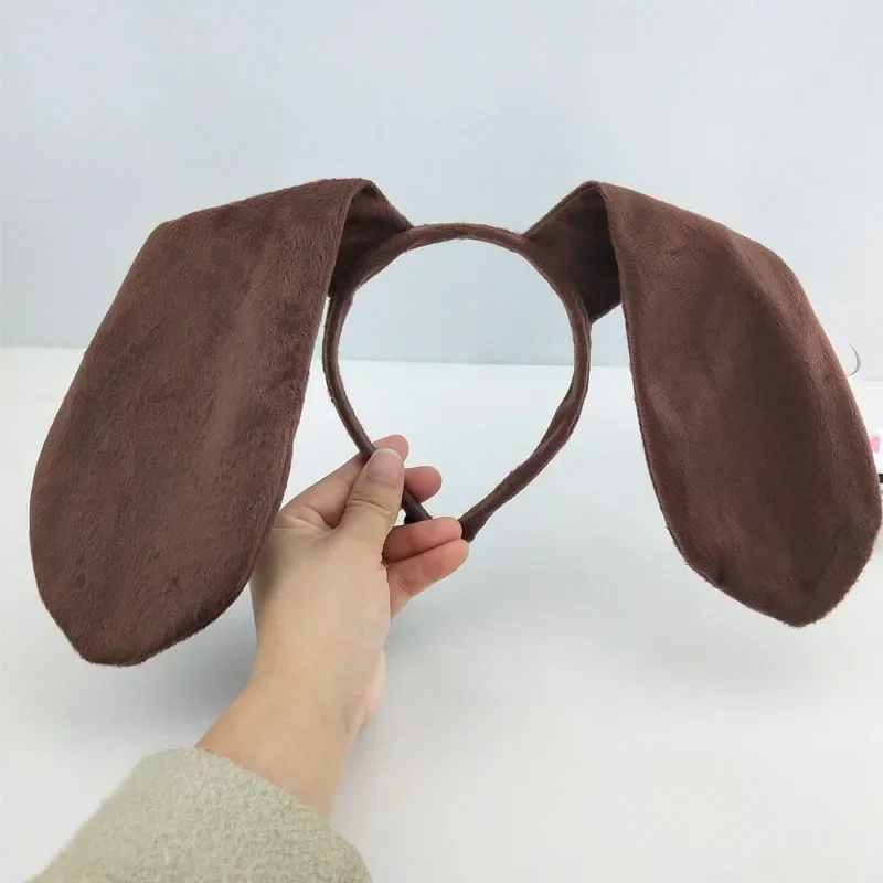 子供と大人のためのダルメシアンの犬の耳のヘッドバンド、尾のネクタイ、動物のヘアバンド、ハロウィーンの衣装、コスプレ、パーティー、誕生日プレゼント