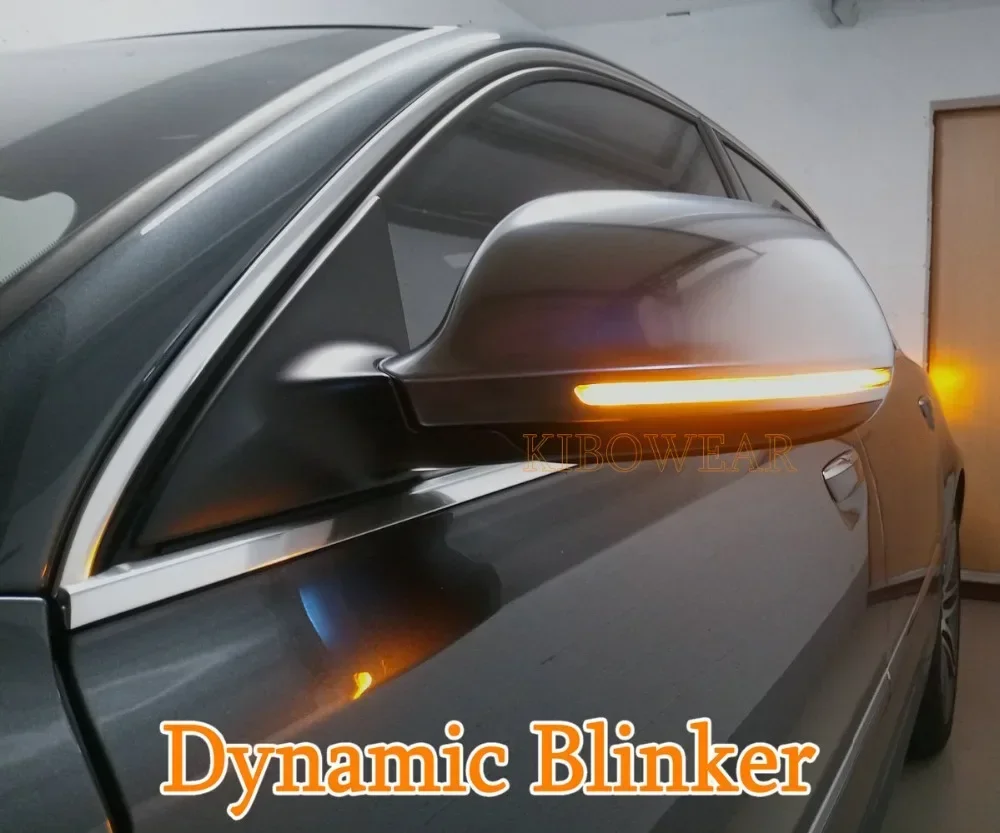 Dynamic Blinker Mirror Light for Audi  A4 A5 B8 A3 8P Q3 A6 C6 4F S6 LED Turn Signal Side Indicator S4 S5 S6 A8 D3 8K S8