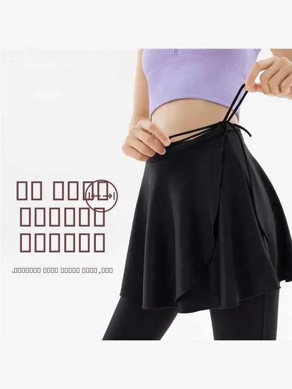 

Юбка для йоги с защитой от просвечивания, спортивная юбка для бега, женская юбка для бега, нейлоновая ткань, предотвращающая неловкие ситуации