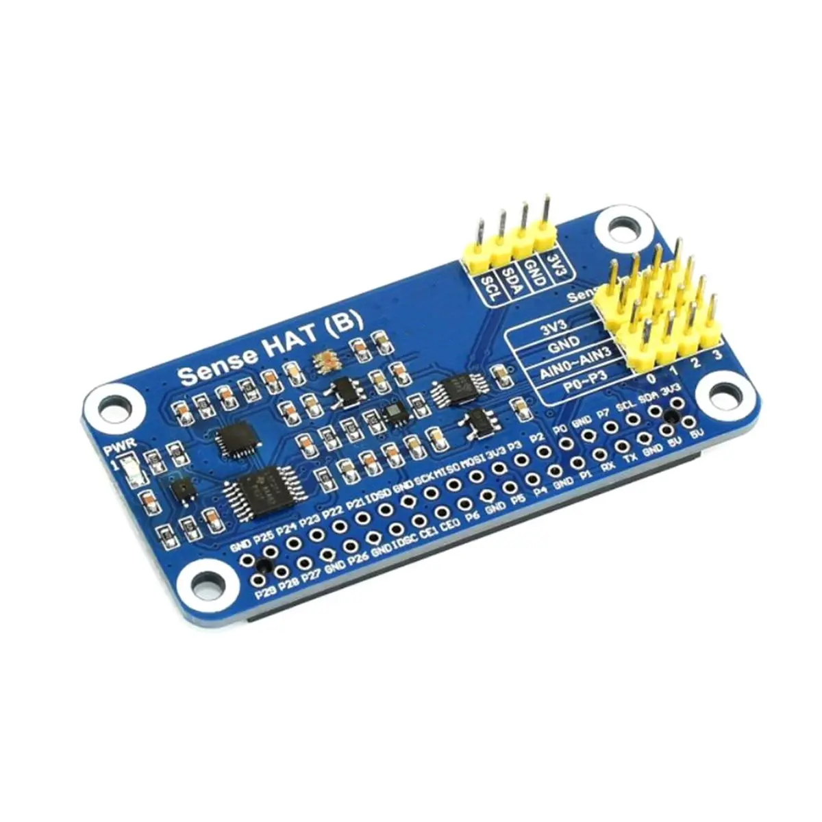 A85P For Raspberry Pi Sensors HAT with Gyroscope Accelerometer Magnetometer Barometer Temperature and Humidity All-in-One