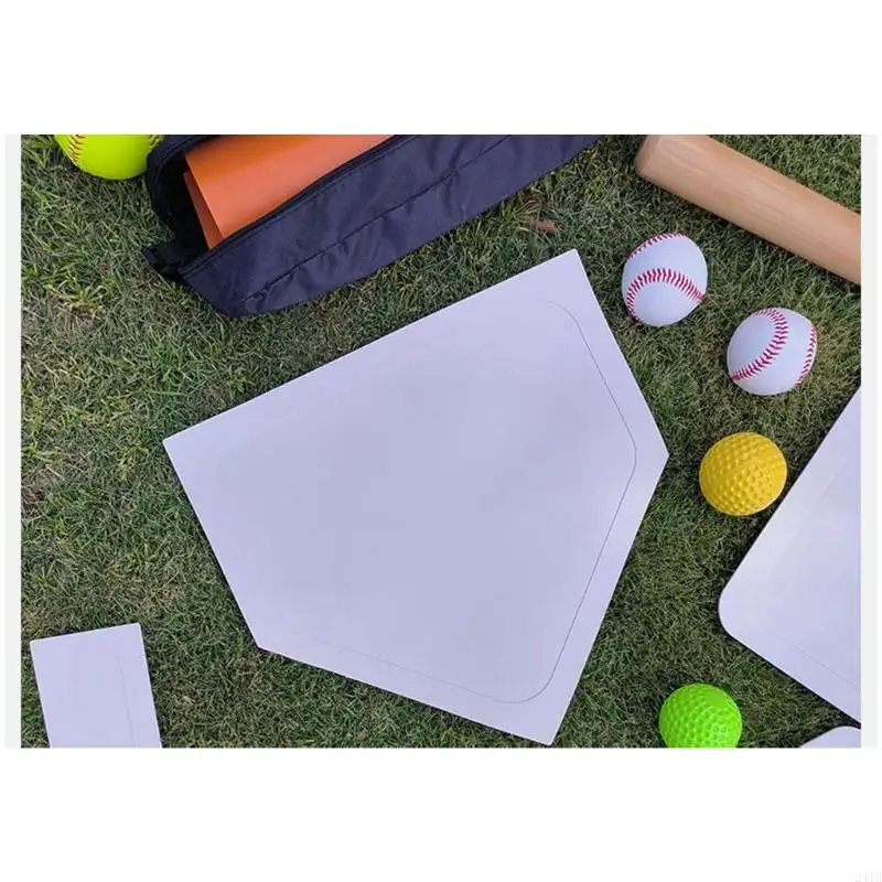 

Throw Down Baseball Softball Bases Set Rubber Field Bases For Kids Adults Practice Team Game Baseball Equipment