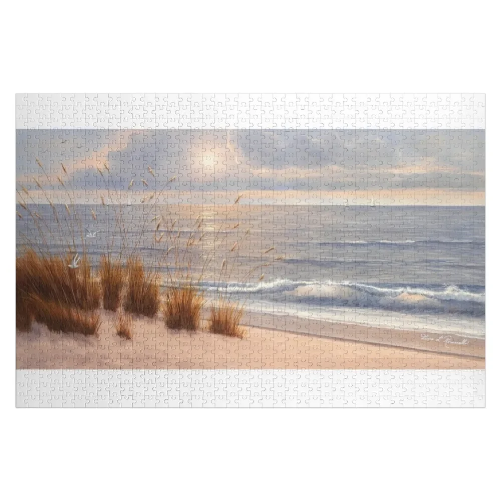 Seashore Jigsaw Puzzle With Photo Customized Kids Gift Puzzle