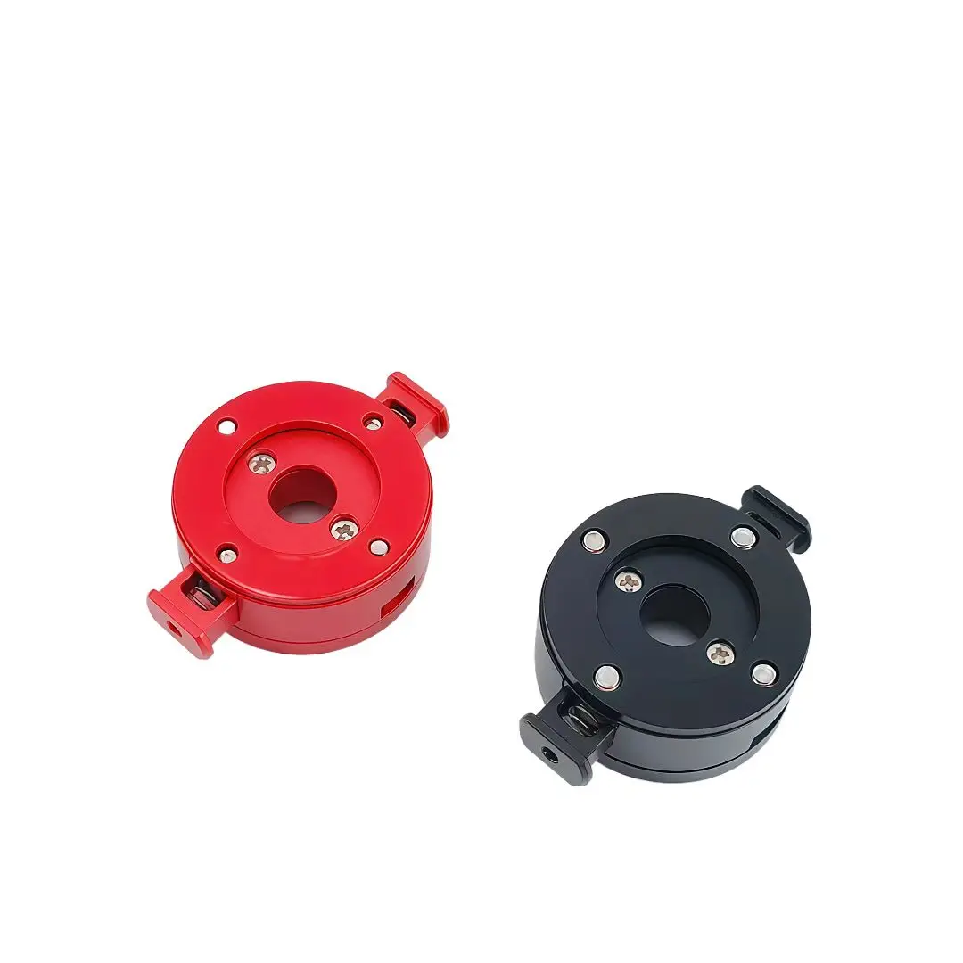 

CNC aluminum alloy 3131 push-button quick-release paddle clamp for multi-rotor aircrafts, plant care, and agricultural crops.