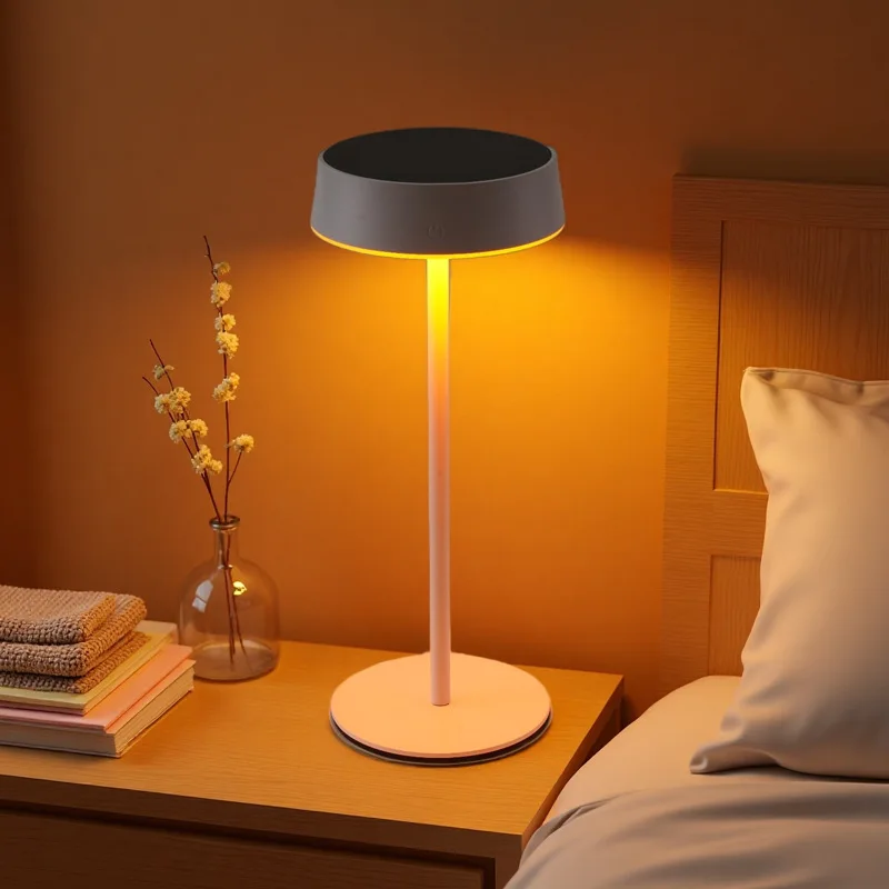 

Charging Metal LED Induction Switch Table Lamp Home Night Light