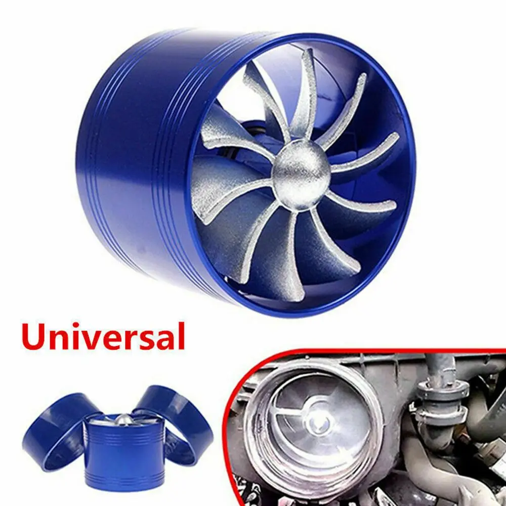 

Aluminium Alloy Turbonator Gas Fuel Saver Supercharger Turbo Universal Fan Kit Tornado Auto Durable Air Intake Car Accessories