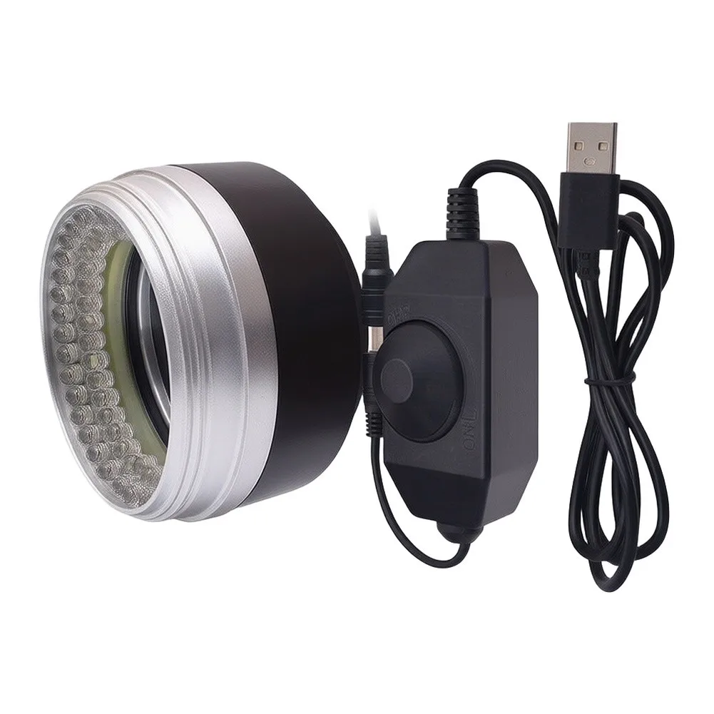 For Monocular Microscopes Adjustable Brightness LED Ring Light Uniform Light for source For Microscope Over 100,000 Hours