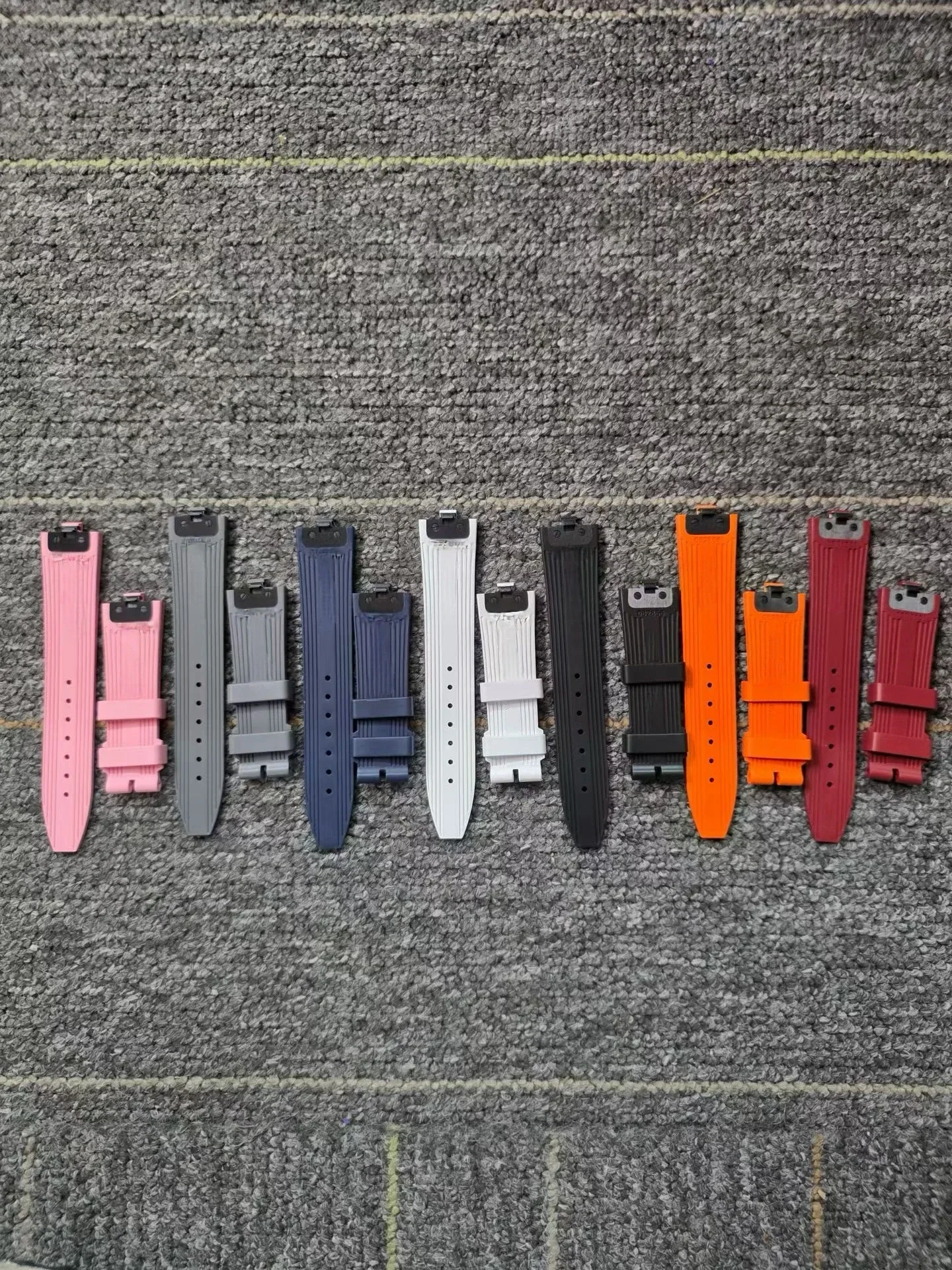Fluororubber watch strap for Vacheron Constantin Overseas 2300 4650 4600 watch band FKM bracelet watch accessories wrist belt