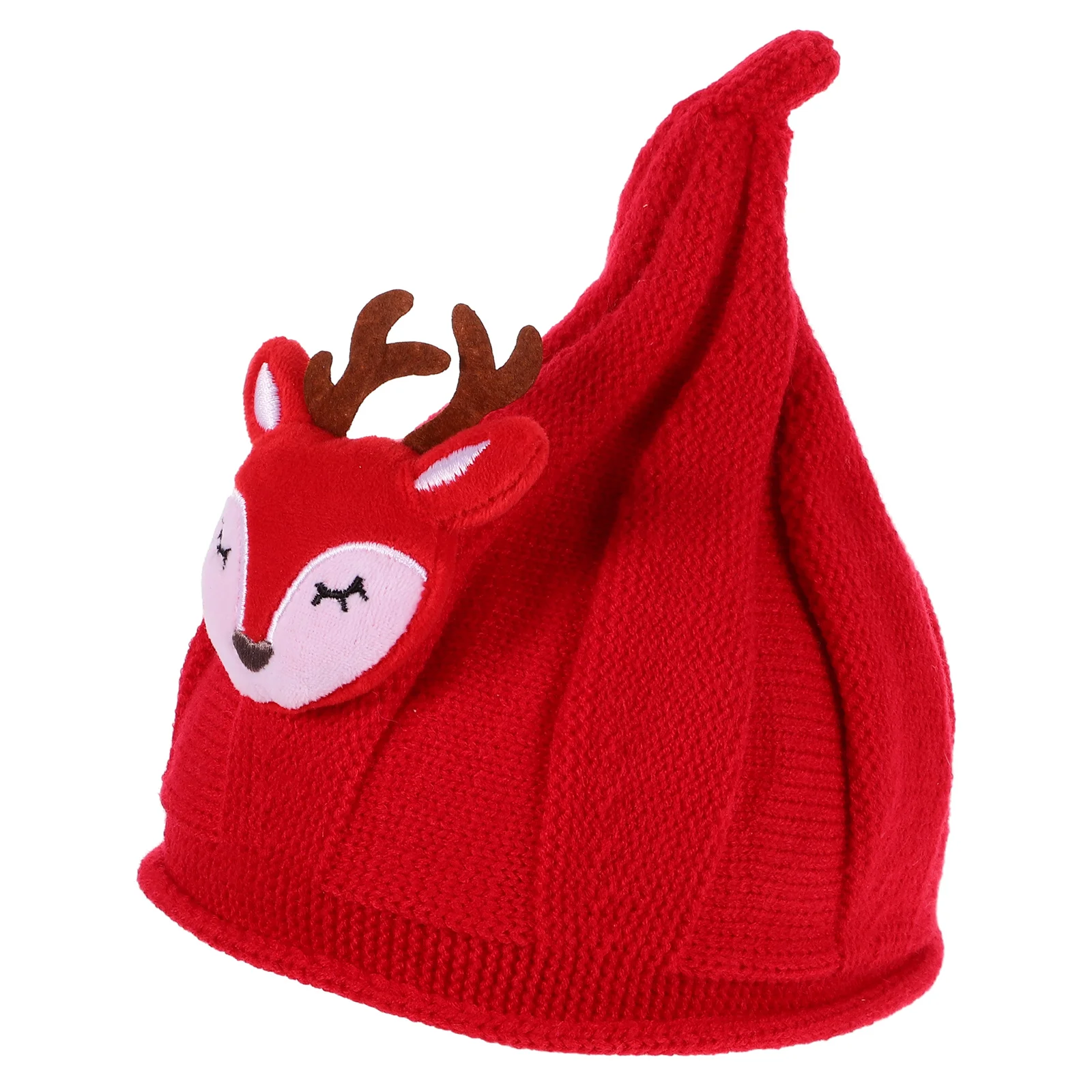 

Удобная шапка, рождественские шапки, детские вязаные шапки, красный головной убор Санта-Клауса, теплый уютный для новорожденных