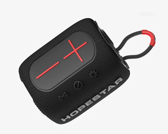 

HOPESTAR Call Cloth Net Outdoor USB Portable Waterproof 5w TF Card FM Radio Stereo Bass Led Light P32 Mini Wireless Speaker