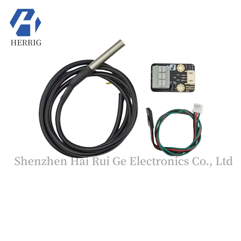 DFRobot Gravity: Waterproof Temperature Sensor Kit Soil Temperature and Water Temperature Detection Genuine 18B20