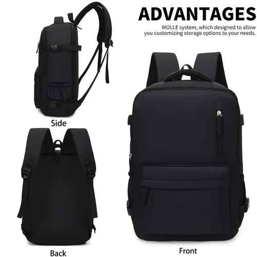 Imagen 2 del producto Mochila de viaje, mochila, bolsa de viaje ligera de corta distancia, bolsa de equipaje de viaje, mochila para computadora de gran capacidad