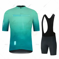 Cycling clothing set for men, short sleeve jersey, rainbow team, road bike, New Spain, 2026