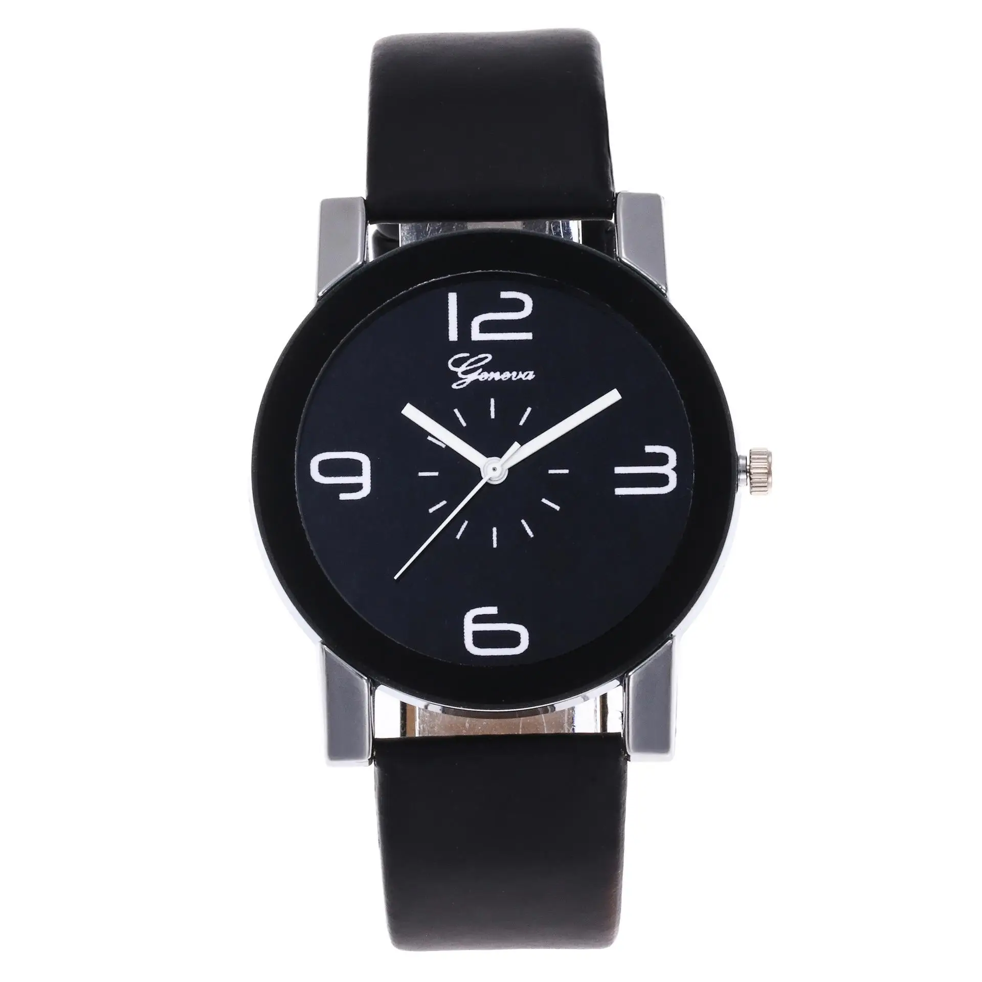 Fashion new design simple belt watch sports leisure electronic men and women couple models watch