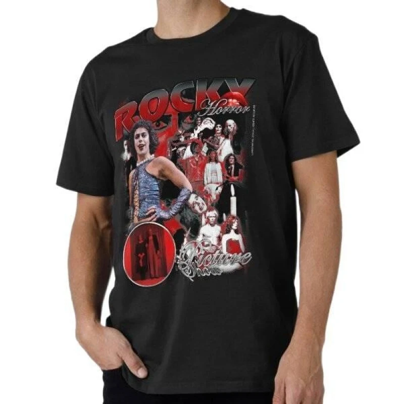 Gothic Horror Film Rocky horror picture show movie Gift T Shirt 0612 Frank-N-Furter Print Graphic clothes US Size tops S-6XL