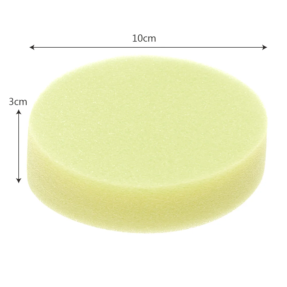 Polish Sponge Auto Care Cleaning Tools Car Wax Foam Sponges Round 12PCS/Set Car Body Glass Wash Sponge Applicator Pads