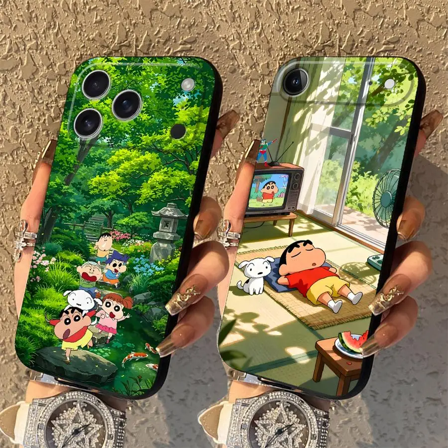 Hülle für Apple iPhone 17 Pro Max 12 15 Pro 7 8 XR XS MAX Air 13 14 16 11 17e Funda Handyhülle Cartoon Junge Sommerabend