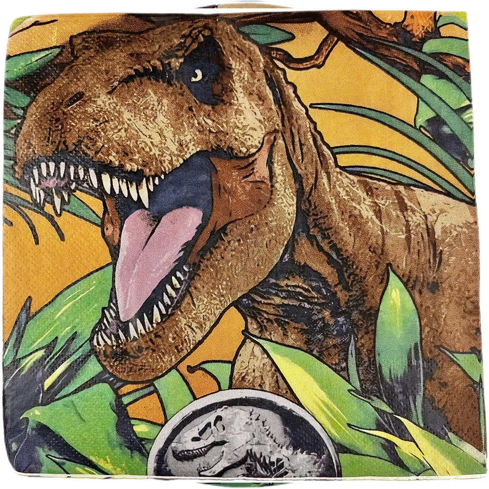 Dinosaur Party Disposable Tableware Paper Plates Cups Napkin Tablecloth Tyrannosaurus Rex plate Jurassic Themed Party Decor