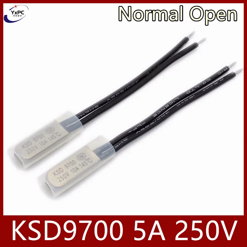 KSD9700 Normal Open 15C 35C 55C 60C 70C 80C 85C 90C 95C 100C 155C 250V 5A Thermostat Thermal Protector fuses Temperature Switch