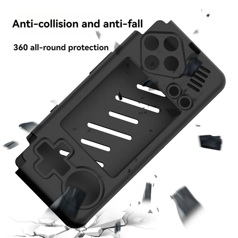 REPLA-For Miyoo A30 Console Silicone Protective Case Gaming Console Drop-Proof Shockproof Protective Case