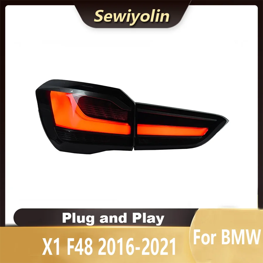 

Car Rear Lights For BMW X1 LED Tail Light 2016-2021 F48 F49 Rear Lamp DRL Dynamic Signal Reverse Lights Plug And Play