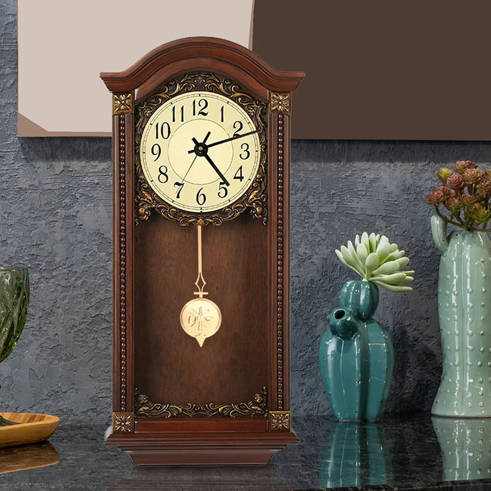 

2Pcs Metal Pendulum for Wall Clocks Quartz Clock Pendulum Replacement High Gloss Gold Tone DIY Clock Repair Kit Accessories