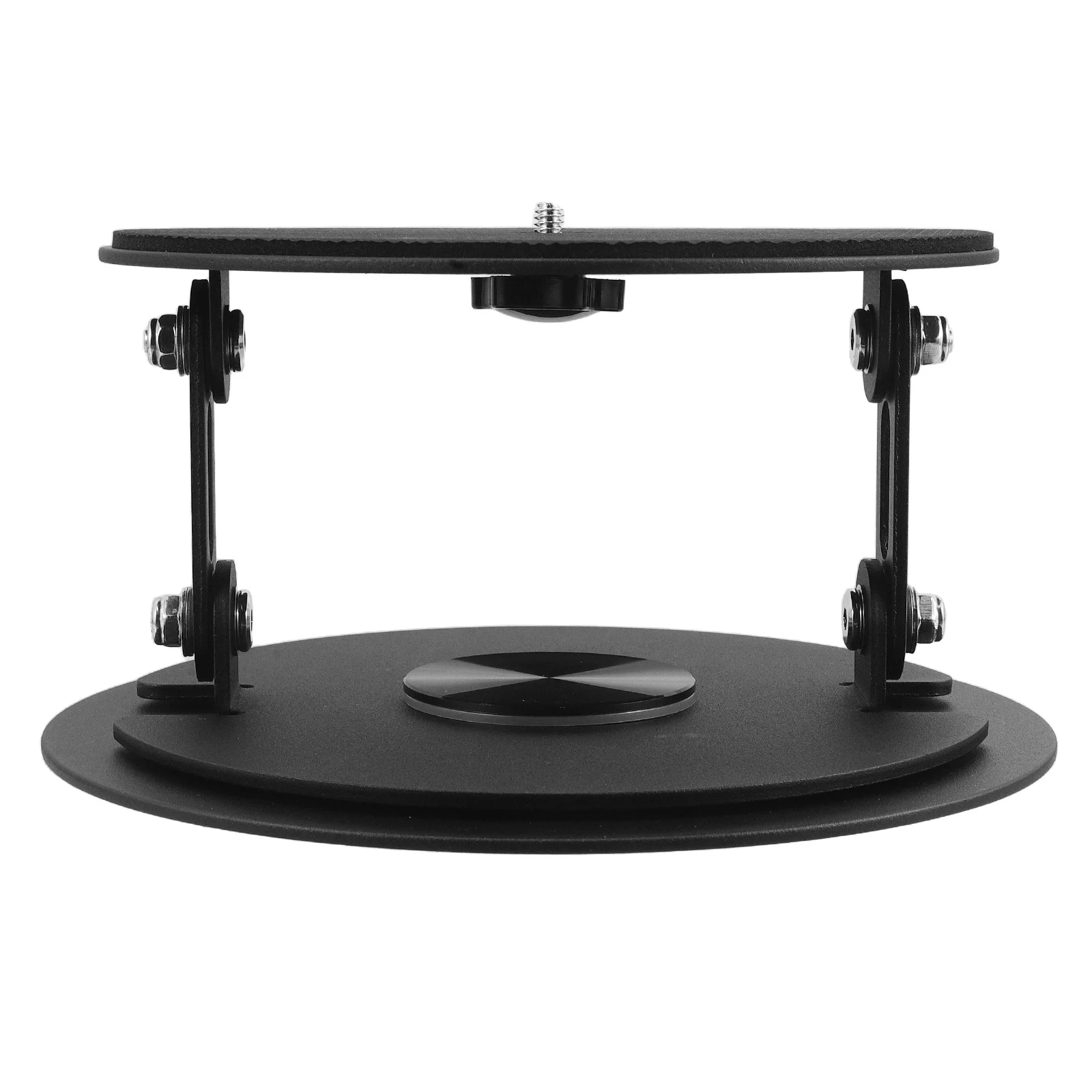 Adjustable Desktop Projector Stand with Tray Universal Rotating Mount Stable Alloy Base High Loadbearing Capacity for table