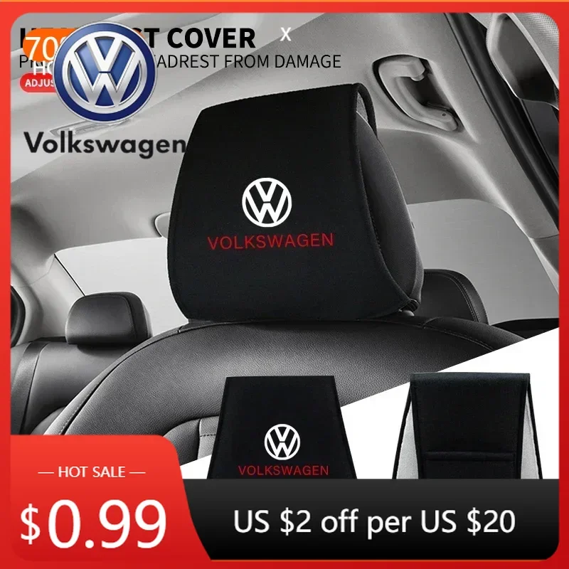 Capa de Apoio de Cabeça para Carro VOLKSWAGEN VW GTI B5 2025, 1 Peça, Capa de Apoio de Cabeça para Volkswagen Gol