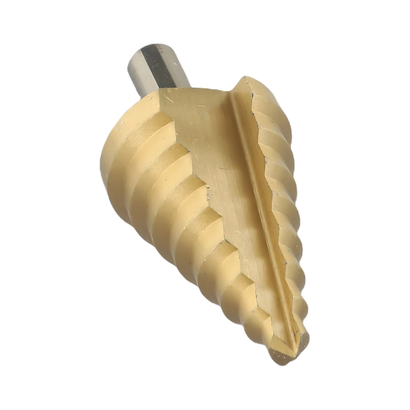 

1pc 10-45mm Step Drill Bit 10/15/20/25/30/35/40/45mm 8 Steps Cone Drill Bit Hole Groove Wood Cut Power Tool Accessories