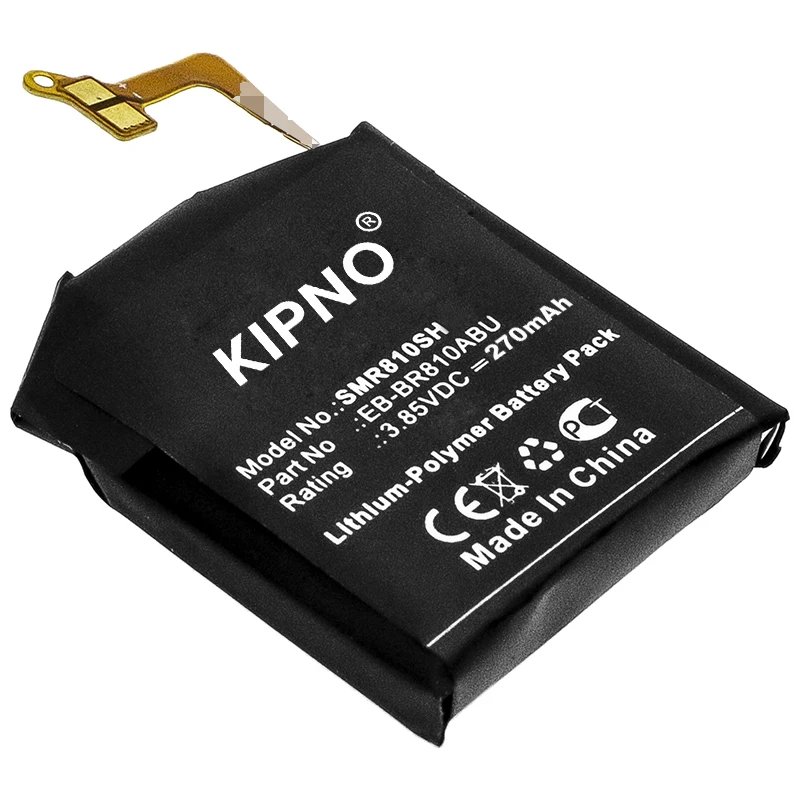 

Smartwatch EB-BR170ABU EB-BR170ABY EB-BR810ABU GH43-04857A Battery For SAMSUNG GALAXY S4 Watch 42mm SM-R810 SM-R815 In Stock