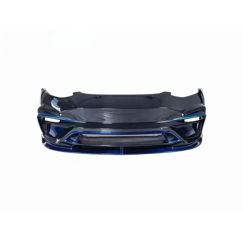 

Semi Carbon Fiber Front Bumper Rear Bumper Wheel Arch Side Skirt Spoiler Model 3