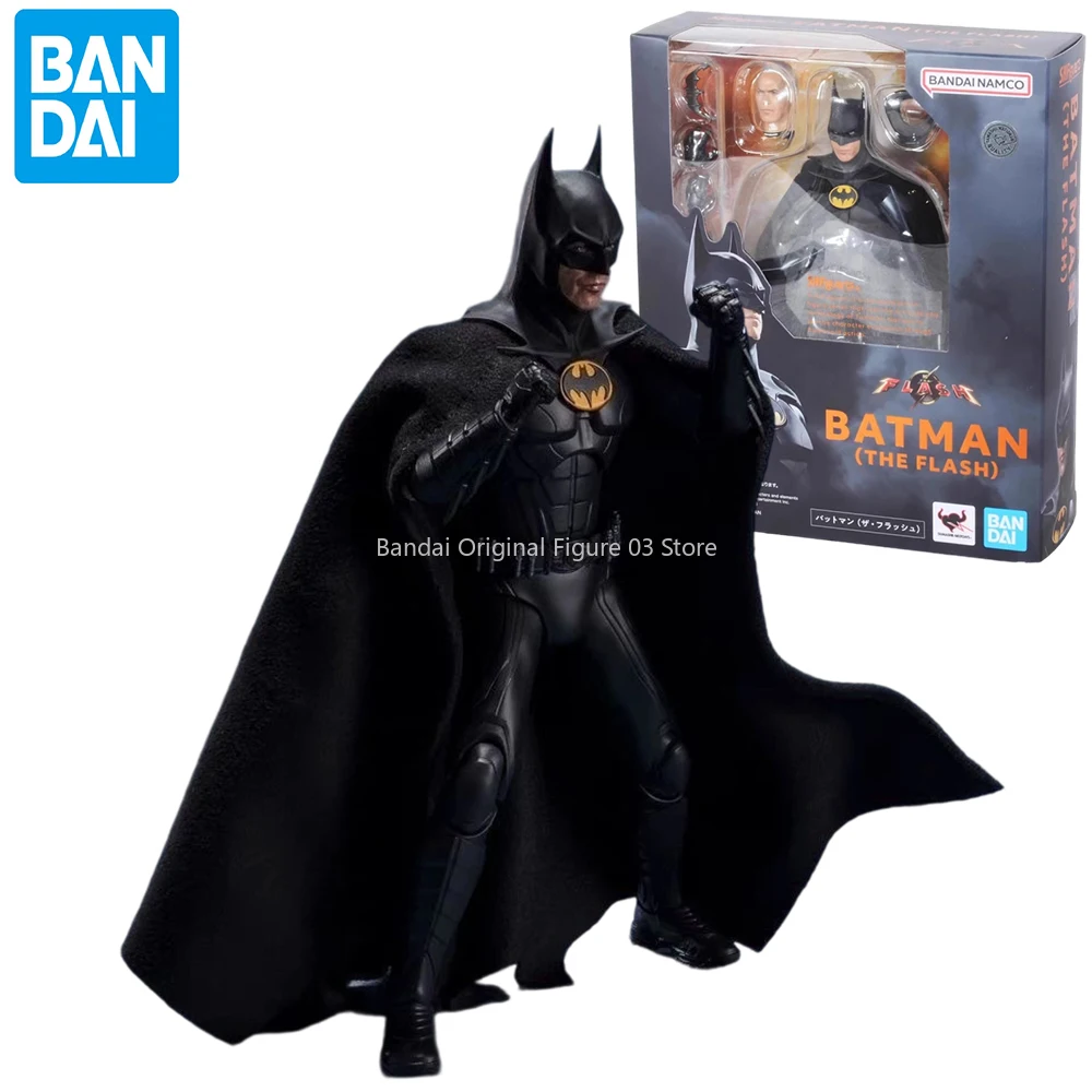 

Bandai Shfiguarts The Flash Michael Keaton Batman Bruce Wayne Anime Figure Shf Action Model Toy Collectible Model Gift