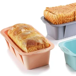 Rectangular Silicone Bread Pan Mold Loaf Toast Bread Pans Long Square Baking Mold for Dishes