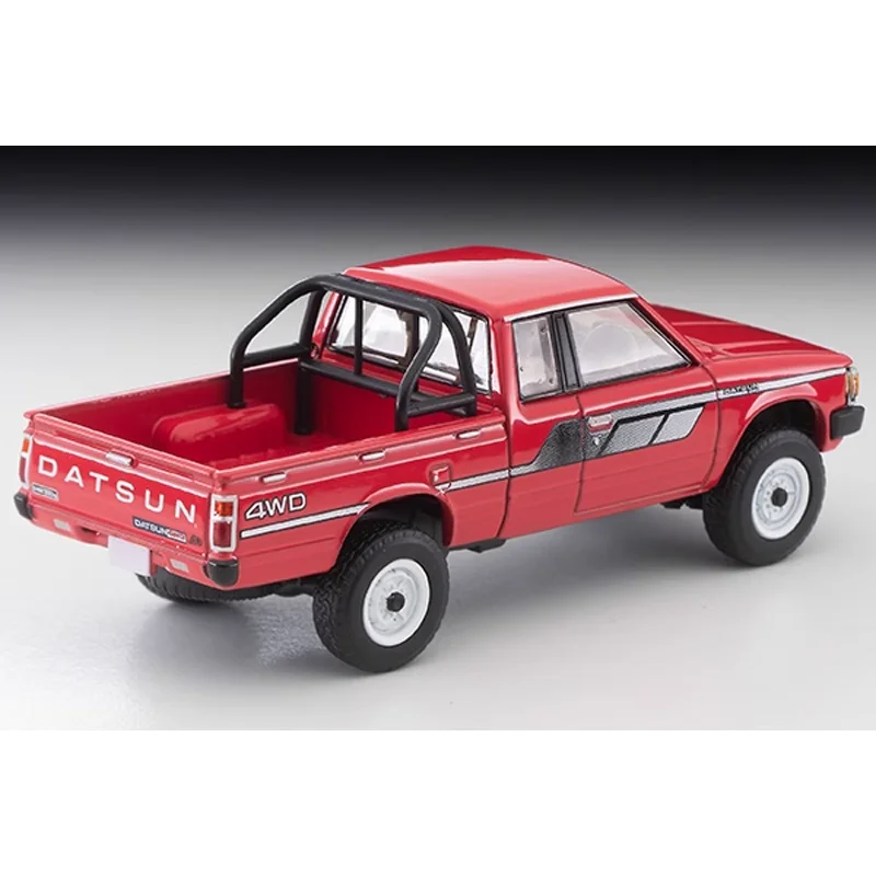 TAKARA TOMY TOMYTEC 1/64 TLV-N320b Nissan รถบรรทุก 4X4 Datsun รถบรรทุก 4WD King Cab AD โลหะผสมของเล่นมอเตอร์โลหะ Diecast รุ่นของขวัญ