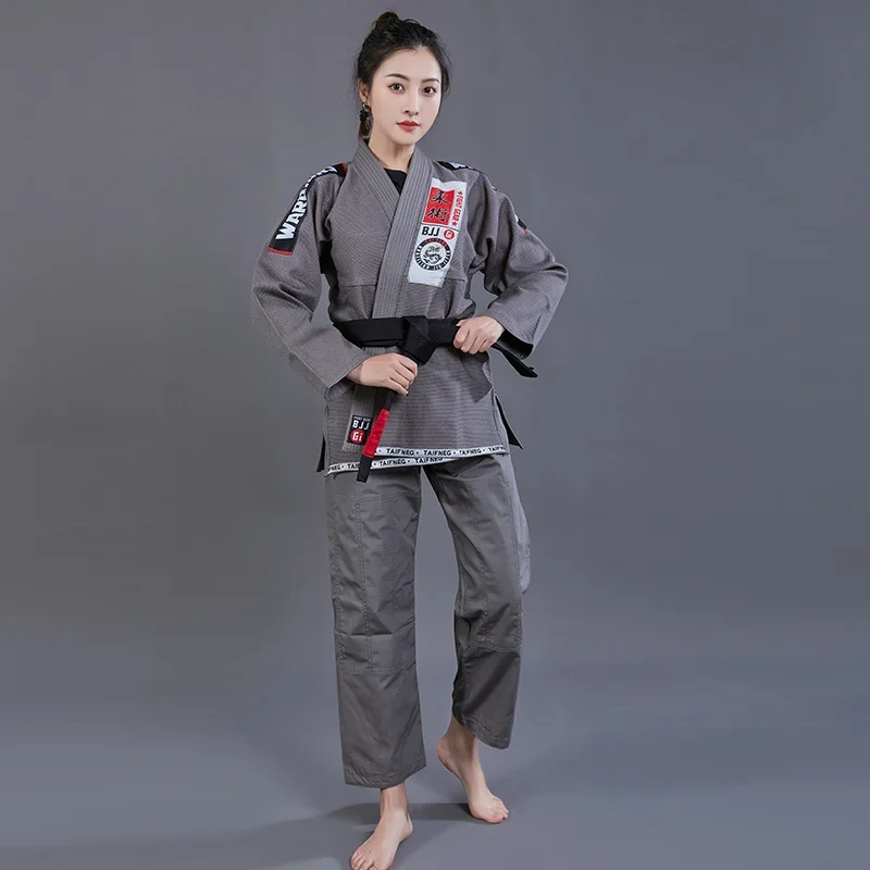 Professional Brazilian judo suit BJJ GI Brazilian judo training match suit children's adult bare board judo suit customization