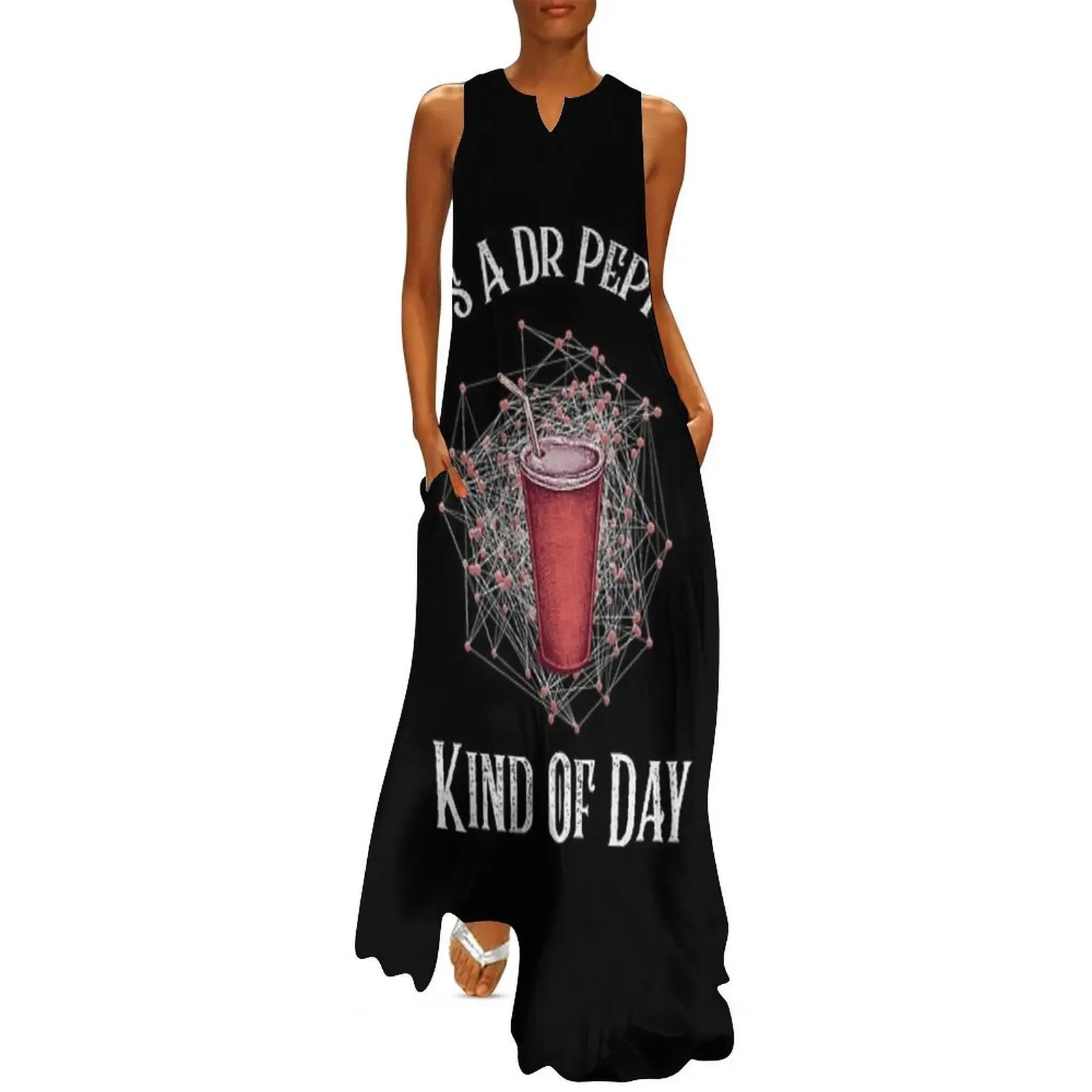 

It’s A Dr Pepper Kind of Day Long Dress Casual dresses Dresses for wedding party summer dress korean women