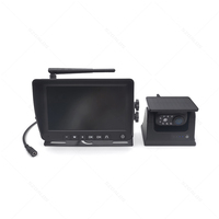 2.4GHZ 720P HD 7 inch Wireless Solar monitor Car reverse rear view backup Camera Monitor system for bus truck Reversing Aid