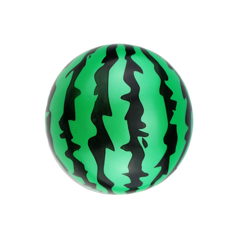 Inflatable Watermelon Beach Ball 9 Inflate Deflate for Throwing Catching Bouncing Games Kids Outdoor Pool Beach Play