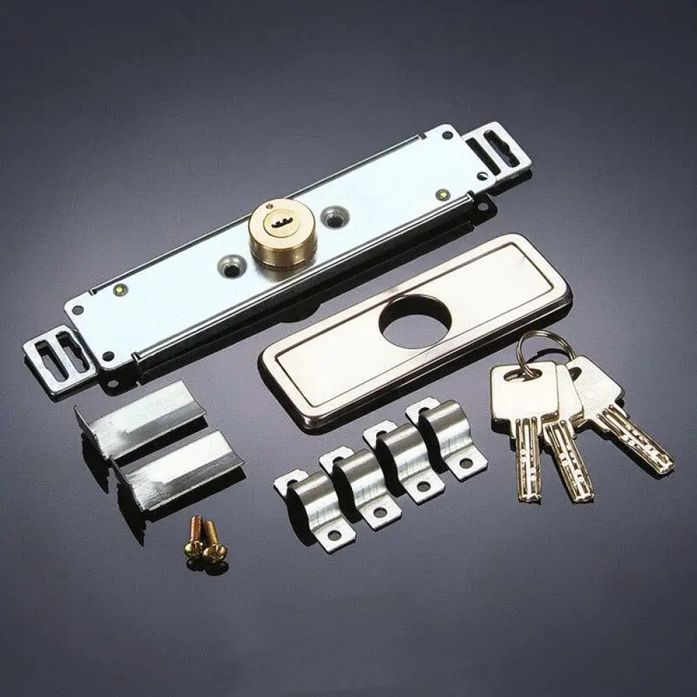 Shutter Door Security Latch For Gurui Iron Anti Theft Lock Hardware For Roller Garage Gate Commercial Shop Safety Device